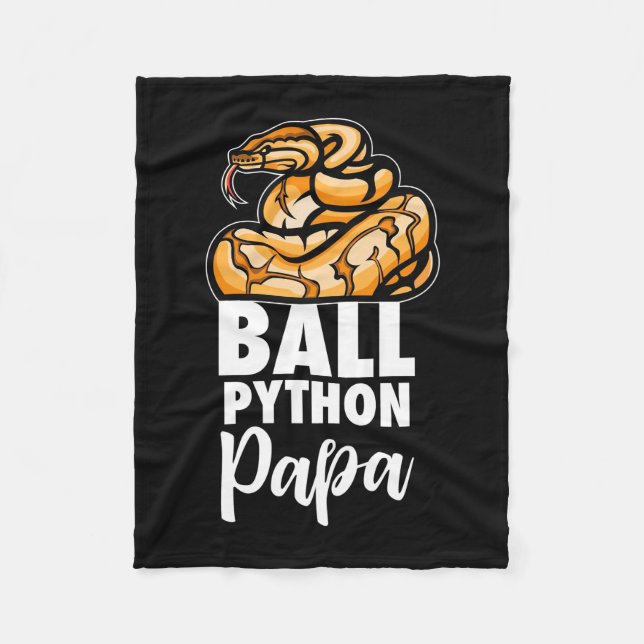 Couverture Polaire Ball Python Papa (Devant)