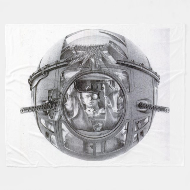 COUVERTURE POLAIRE BALLE B-17 TURRENT GUNNER (Devant (Horizontal))