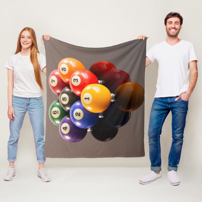 Couverture Polaire Balle de 8 (En situation)