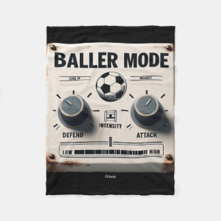 Couverture Polaire Baller Mode - White Eroded Sign Attack And Defend 