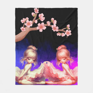 Couverture Polaire Ballerina Dancers Fleece Blanket