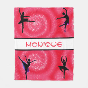 Couverture Polaire Ballerina Dancers Swirl