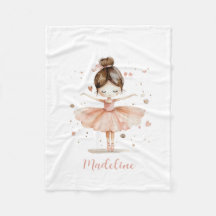 Ballerina Nom personnalisé Fille