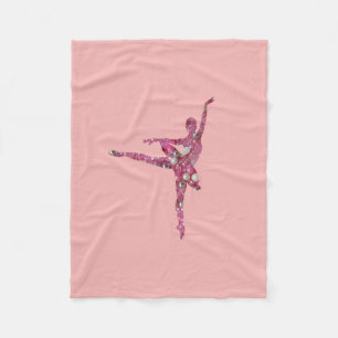Couverture Polaire Ballerine de fée de prune de sucre
