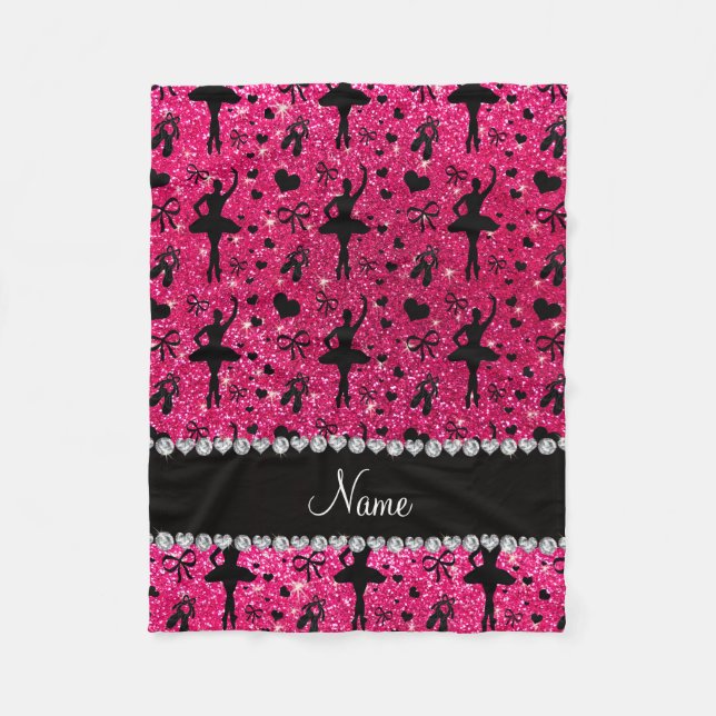 Couverture Polaire Ballerines nommées faites sur commande de parties (Devant)