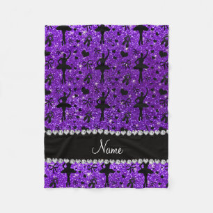Couverture Polaire Ballerines pourpres de parties scintillantes