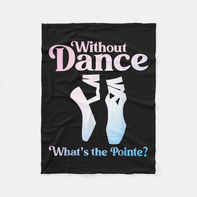 Couverture Polaire Ballet cool Art Pour Femmes Filles Ballet Danseuse (Devant)