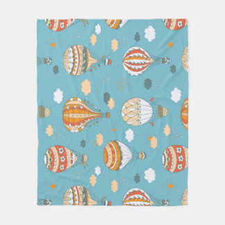 Couverture Polaire Ballons colorés Festive Motif Design