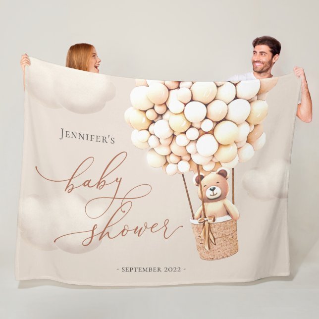 Couverture Polaire Ballons d'ours Neutre Douche virtuelle virtuelle a (En situation)