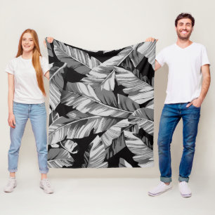 Couverture Polaire Banane Feuille 3