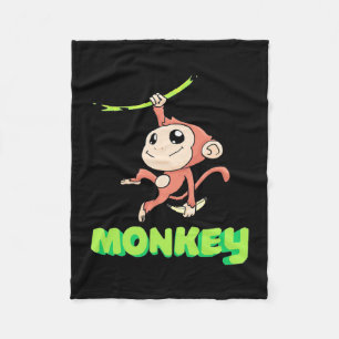 Couverture Polaire Banane singe