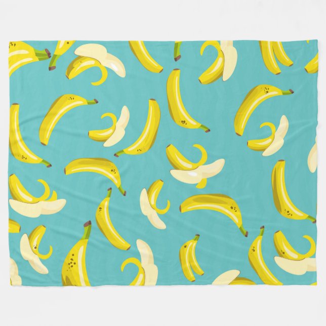 Couverture Polaire Bananes (Devant (Horizontal))