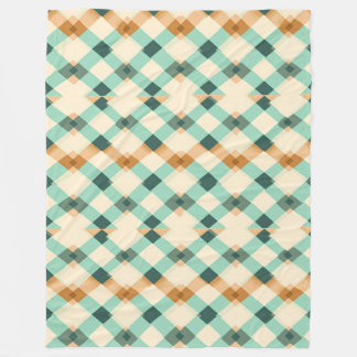 Couverture Polaire Bande orange, verte et bleue