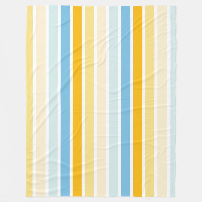 Couverture Polaire Bandes de couleurs 02 (Devant)