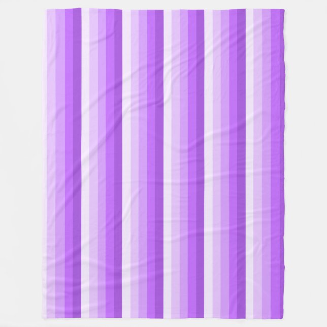 Couverture Polaire Bandes d'ombre pourpres (Devant)
