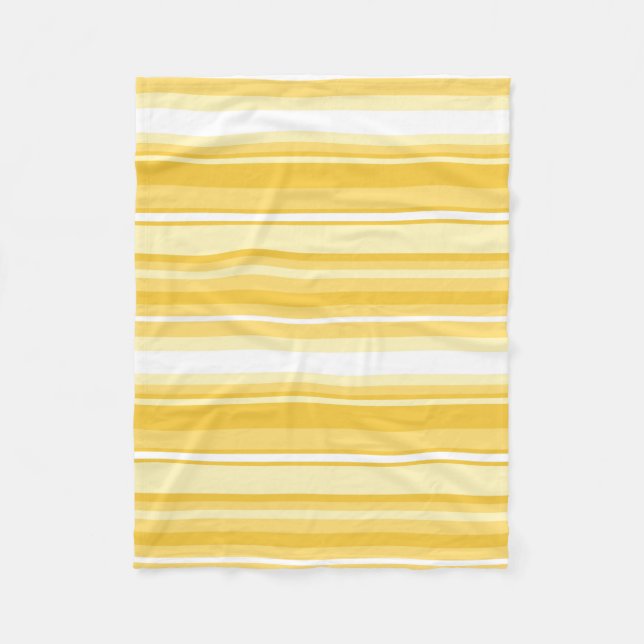 Couverture Polaire Bandes jaunes (Devant)