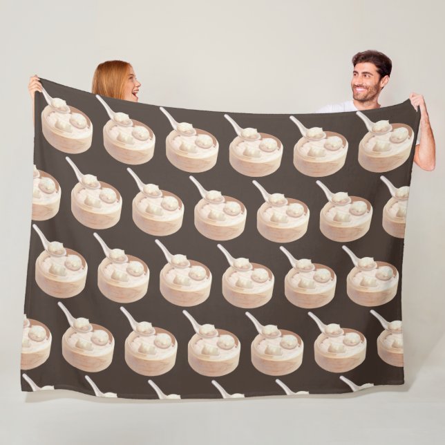 Couverture Polaire Bao Baby - Tea Time Bao Buddies (En situation)