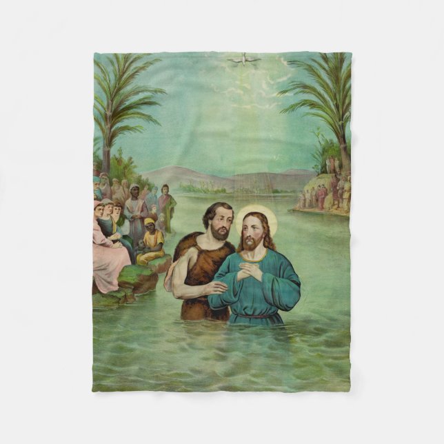 Couverture Polaire Baptême de Jésus-Christ (Devant)