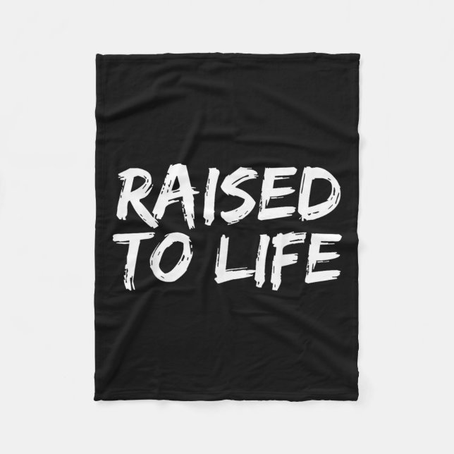 Couverture Polaire Baptism Gift New Christians Baptismal Quote Raised (Devant)