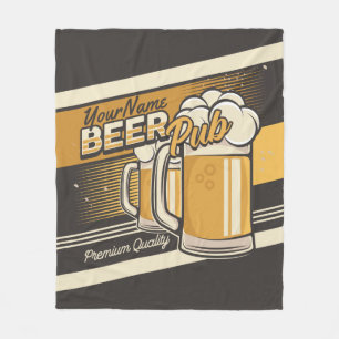 Couverture Polaire Bar de pub de bière froide Premium personnalisé