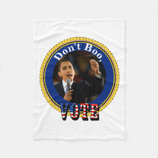 Couverture Polaire Barack Obama Dont Boo Vote