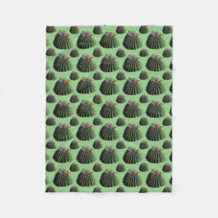 Couverture Polaire Baril Cactus Blanche polaire