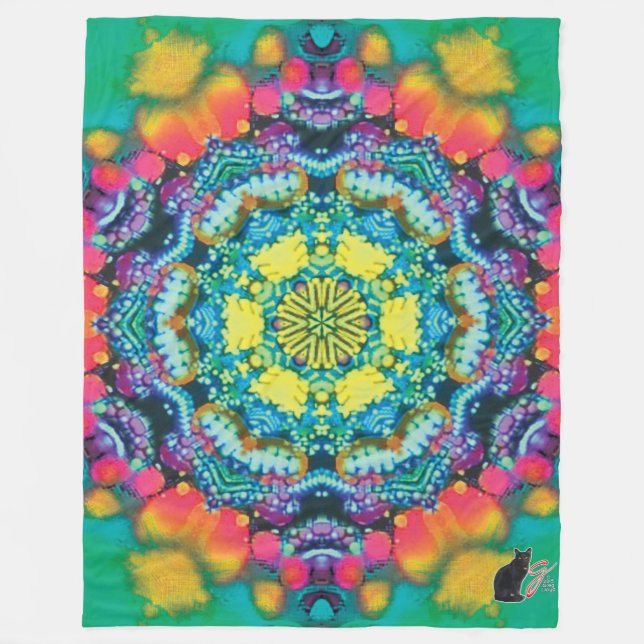 Couverture Polaire Barium Kaleidoscope Fleece Blanket (Devant)