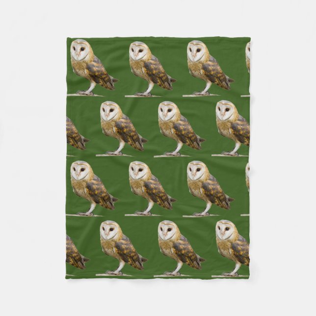 Couverture Polaire Barn Owl (Devant)