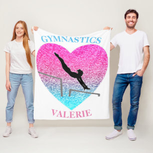Couverture Polaire Bars de gymnastique non-ven Blanche en polaire ave