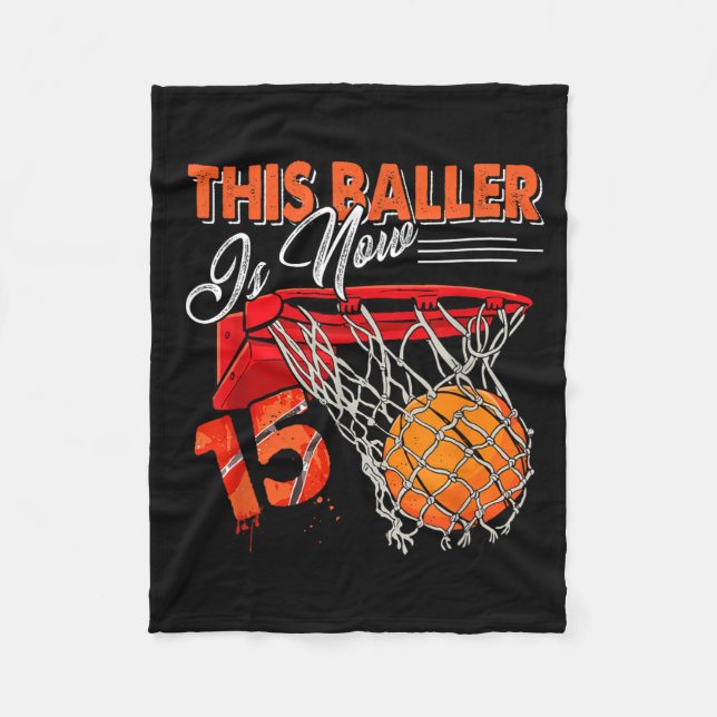 Couverture Polaire Basball pour 15 ans (Devant)