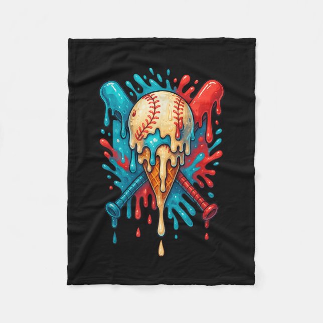 Couverture Polaire Baseball Drip Baseball Lifestyle 101 Jeunes Garçon (Devant)