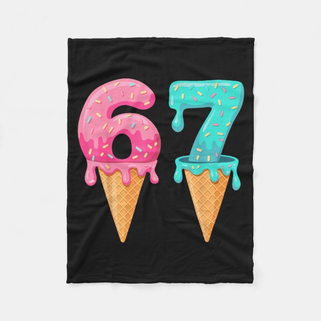 Couverture Polaire Baseball Drip Ice Cream 67 Baseball Lifestyle 101  (Devant)