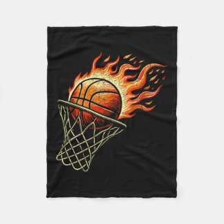 Couverture Polaire Baseball En Feu