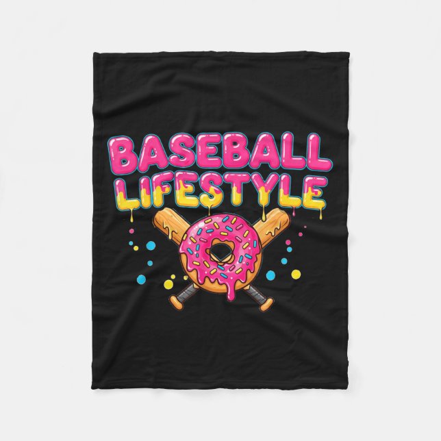 Couverture Polaire Baseball Lifestyle 101 Apparel Youth Drip Baseball (Devant)