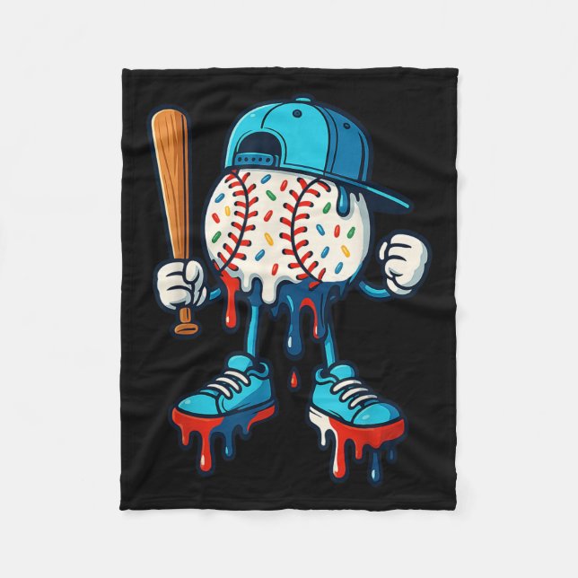 Couverture Polaire Baseball Lifestyle 101 Vêtements Jeune Baseball Dr (Devant)