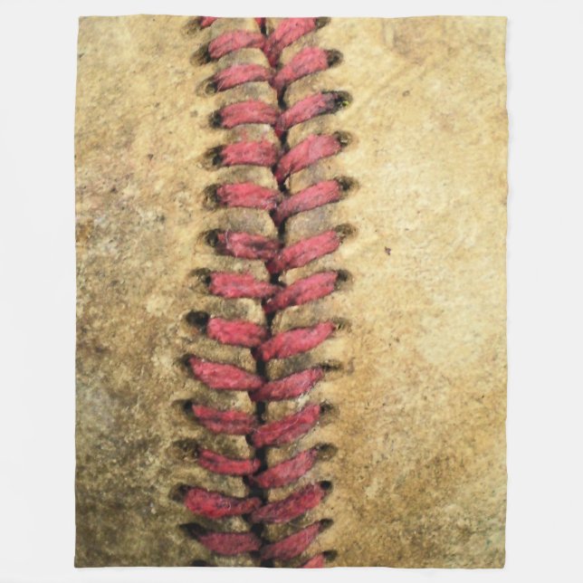 Couverture Polaire Baseball vintage (Devant)