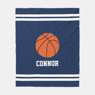 Couverture Polaire Basket-ball amusant Thème Customisé