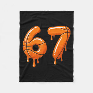 Couverture Polaire Basketball 67 Mème Drôle Cool Slam Dunk Pour Garço