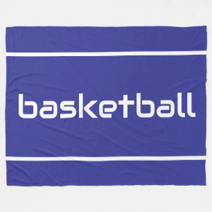 Couverture Polaire BASKETBALL Amusant Sportif Élégantes Rayures Sur F