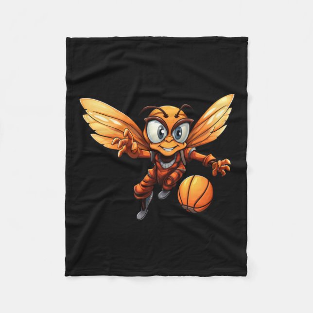 Couverture Polaire Basketball Bee (Devant)
