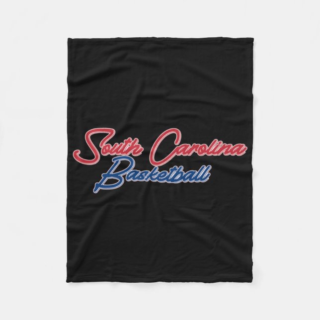 Couverture Polaire Basketball de Caroline du Sud (couleurs usa) (Devant)