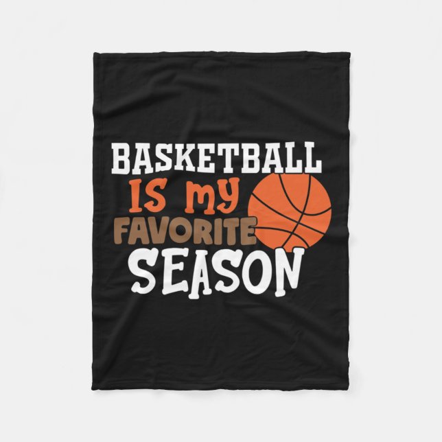 Couverture Polaire Basketball Est Ma Saison Préférée 11 (Devant)