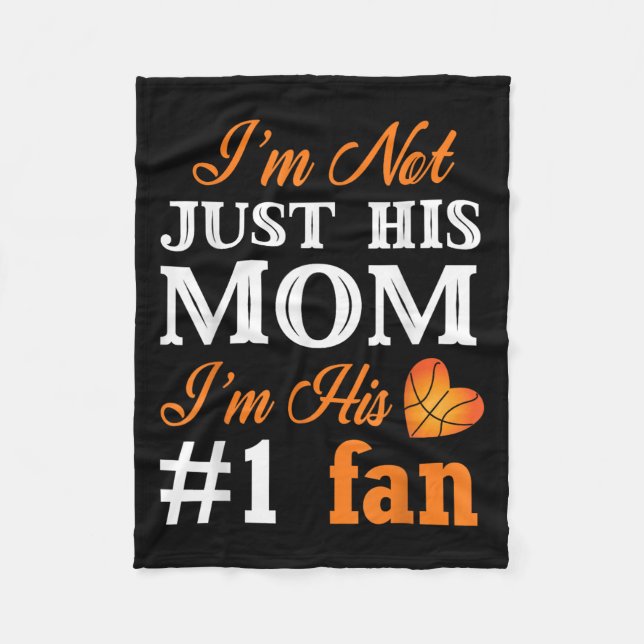 Couverture Polaire Basketball Fan Mom Quote Shirt Mothers Day Gift Fo (Devant)