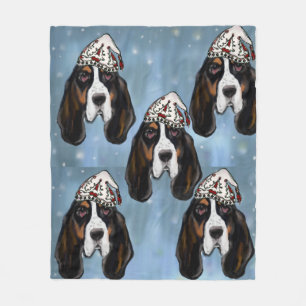 Couverture Polaire Basset Hound