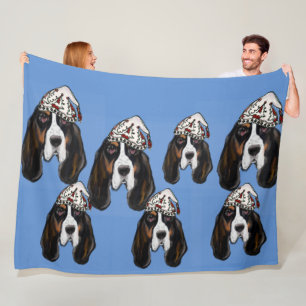 Couverture Polaire Basset Hound