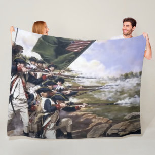 COUVERTURE POLAIRE BATAILLE DE GUERRE RÉVOLUTIONNAIRE