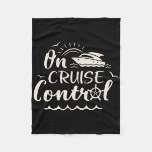 Couverture Polaire Bateau de croisière drôle de contrôle Croisière en