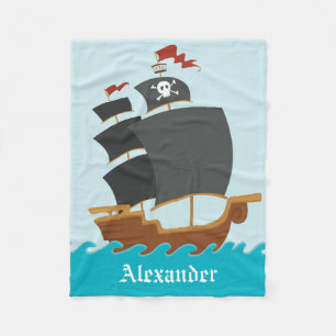 Couverture Polaire Bateau pirate