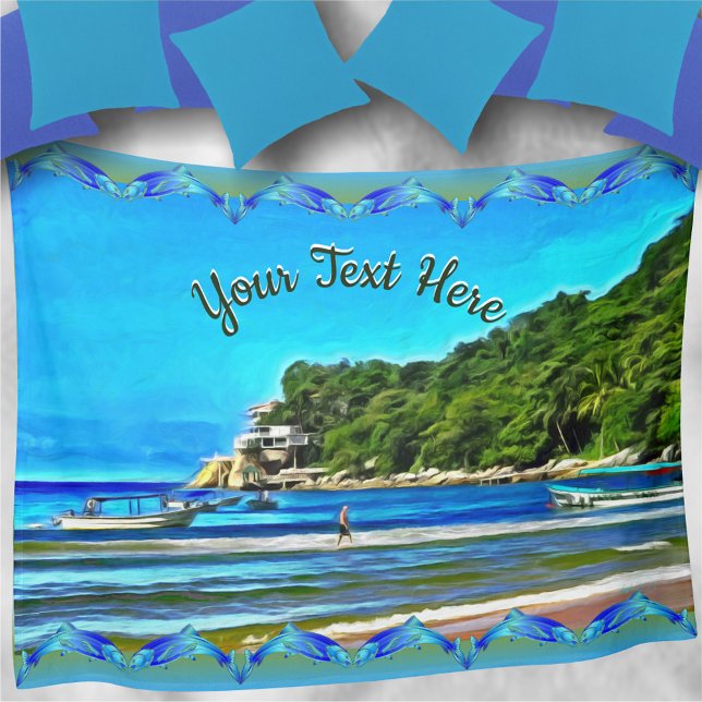 Couverture Polaire Bateaux de pêche de la famille Mismaloya 0346 (Créateur téléchargé)