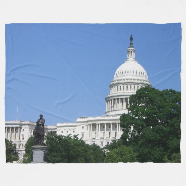 Couverture Polaire Bâtiment du Capitole à Washington DC (Devant (Horizontal))